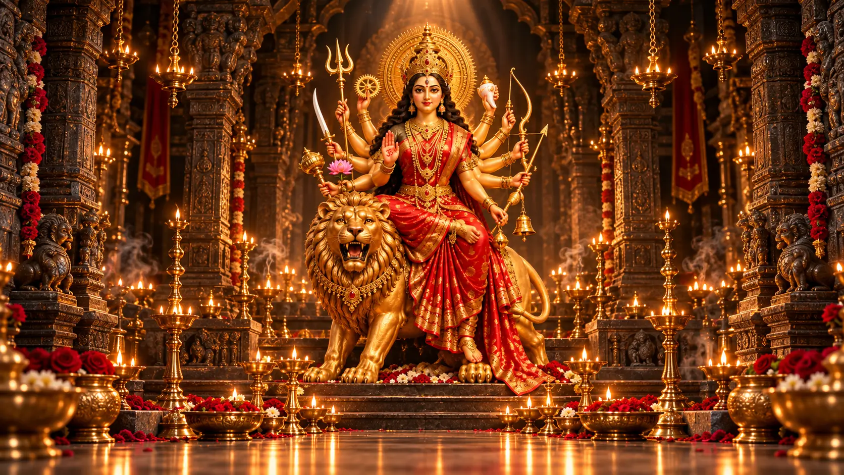 ॐ जय अम्बे गौरी आरती – बोल, अर्थ व महत्व