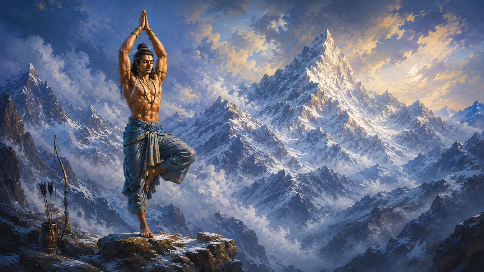जब महादेव ने शिकारी बनकर ली अर्जुन की परीक्षा – किरातार्जुनीय कथा